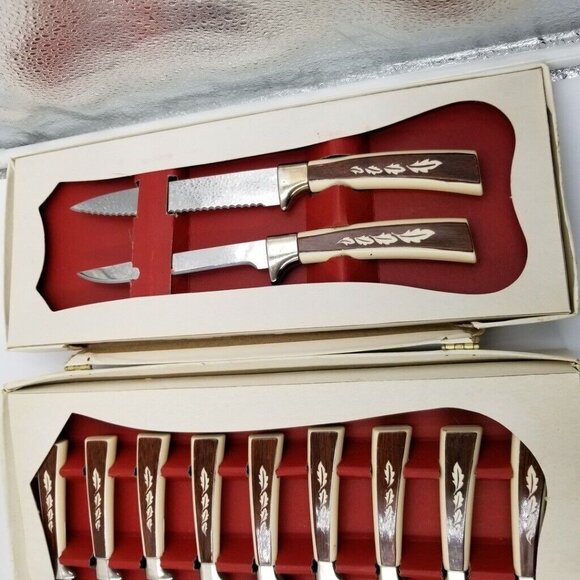 Vintage Regent Sheffield Stainless Steel Cutlery Treasure Chest Kitchen Knives - Picture 7 of 8